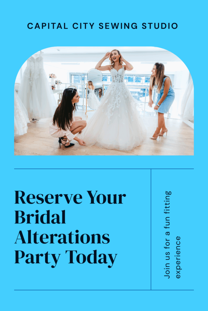 Reserve our Bridal Alterations Party Today
